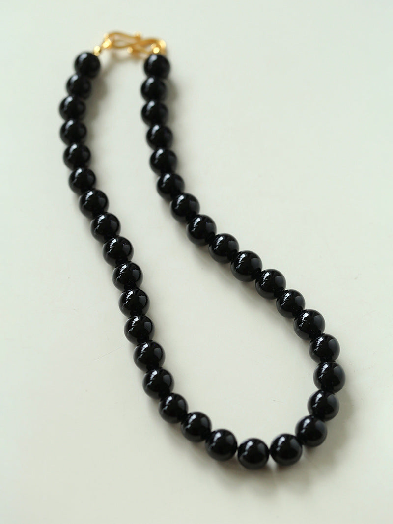 Harmonious Gemstone Necklace: Black Onyx necklaces from SHOPQAQ