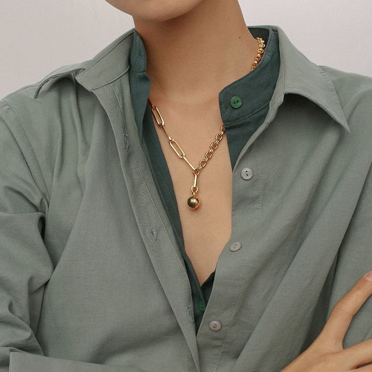 Why I'm Obsessed with Articulated Chain Detachable Gold Ball Necklace (Honest Review)