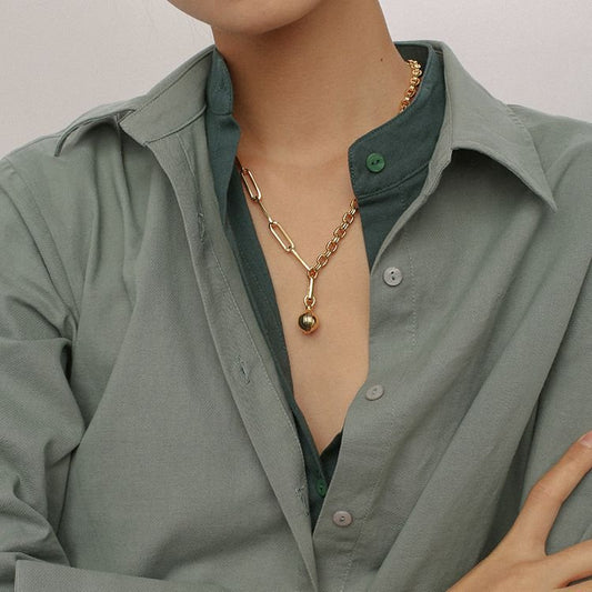 Why I'm Obsessed with Articulated Chain Detachable Gold Ball Necklace (Honest Review)