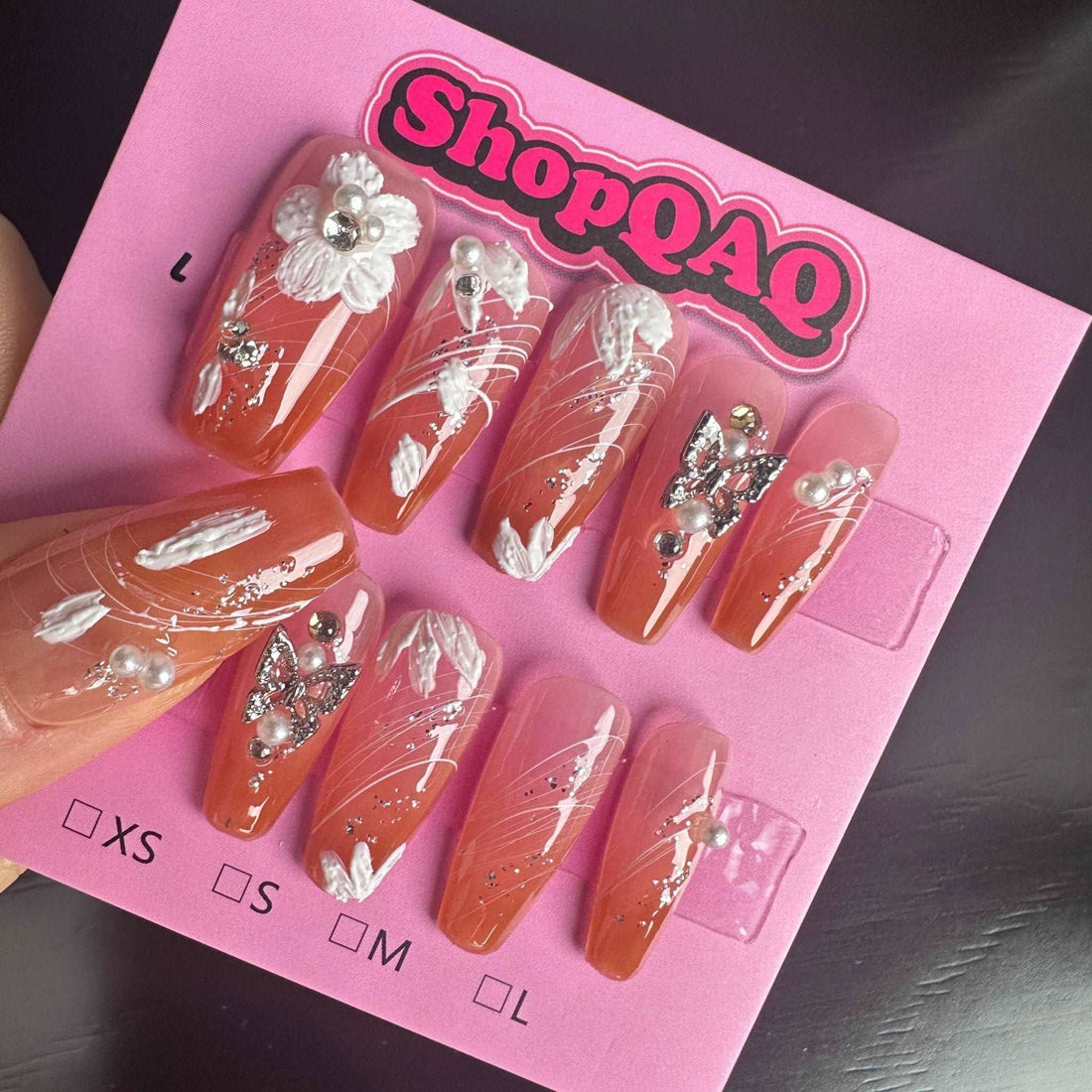 My Experience Wearing 2024 New Year Collection | Handcrafted Press-On Nails – Sweet and Edgy Butterfly Design for Everyday Wear for 7 Days