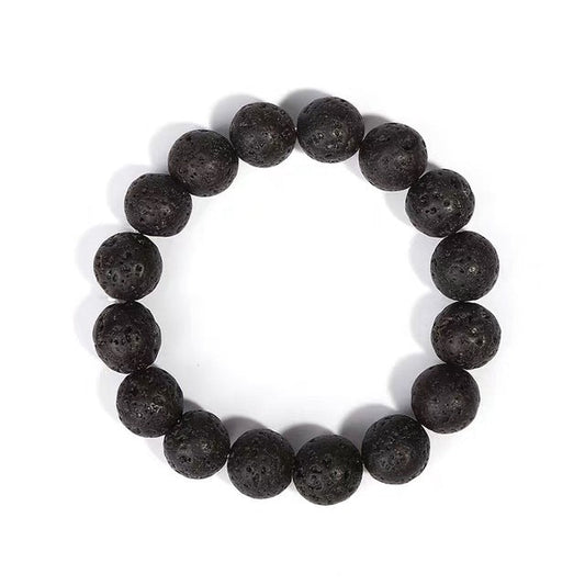 Black Lava Rock Bracelet-8mm | Bracelets | SHOPQAQ