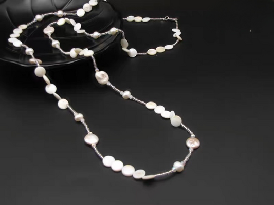 Small beads with Natural Pearls | Necklaces | SHOPQAQ