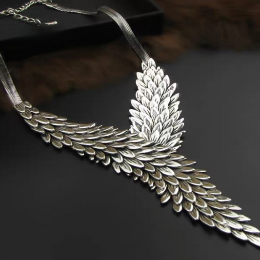 Feather Y-Shaped Necklace | Necklaces | SHOPQAQ