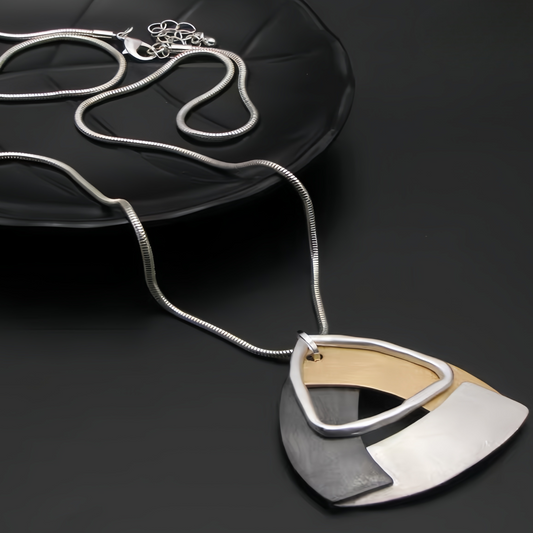 Geometric Long Necklace | Necklace | SHOPQAQ